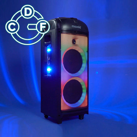 Llegó el parlante para fiestas Moonki Sound